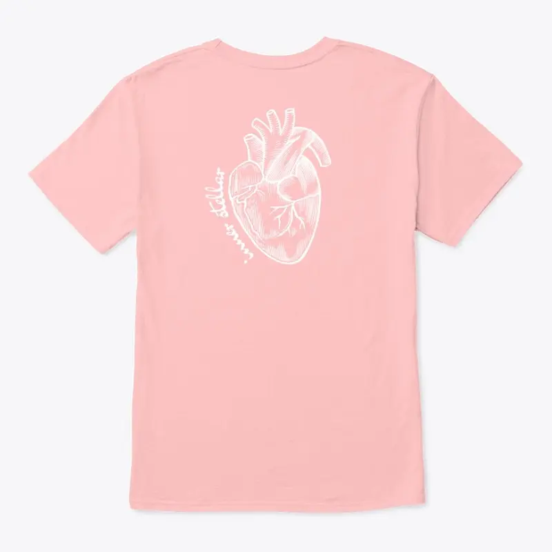 Inner Stellar Heart Design - On Back